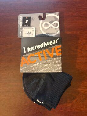 Incrediwear Active Low Cut Sock Black